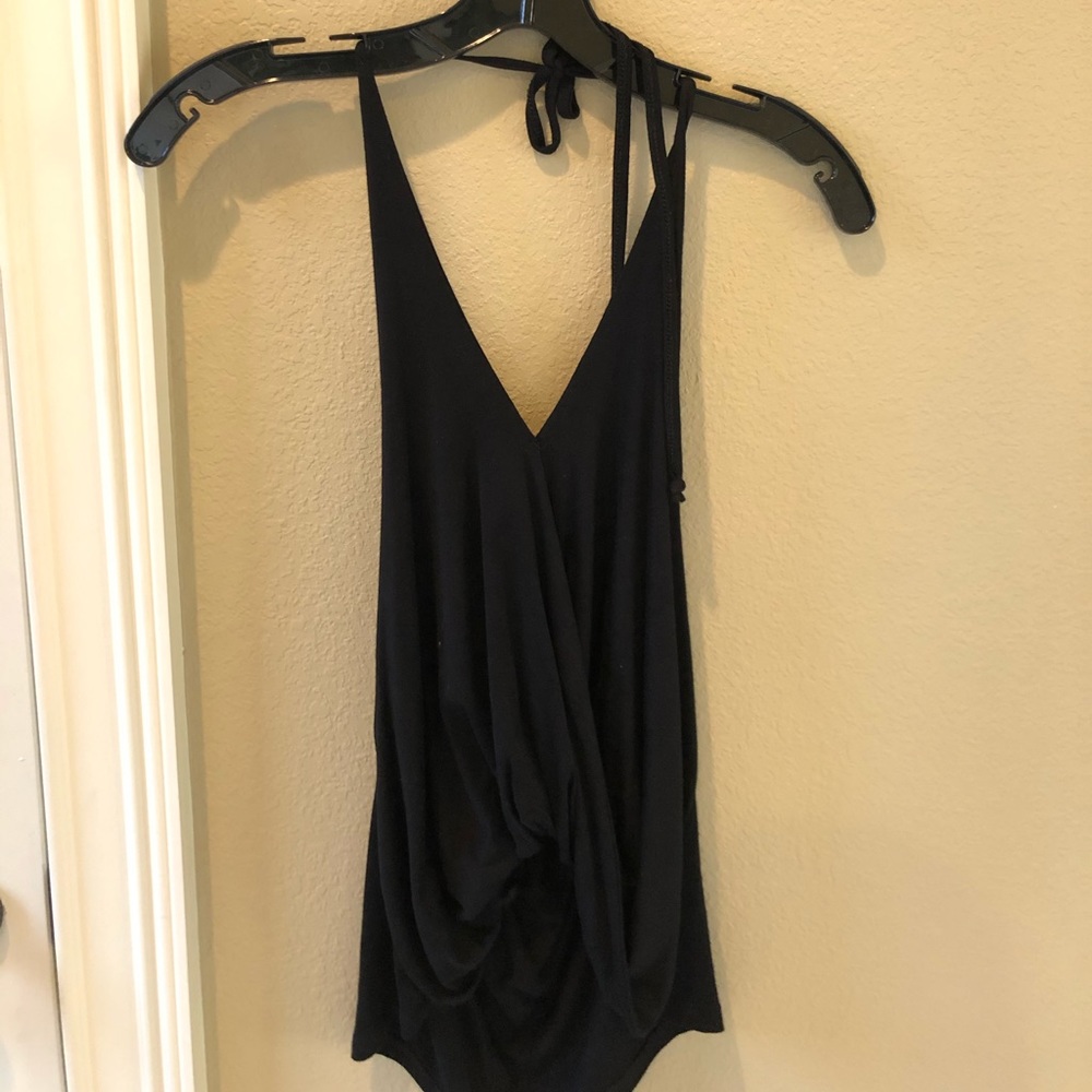 Black tank top